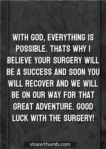 get well wishes following surgery